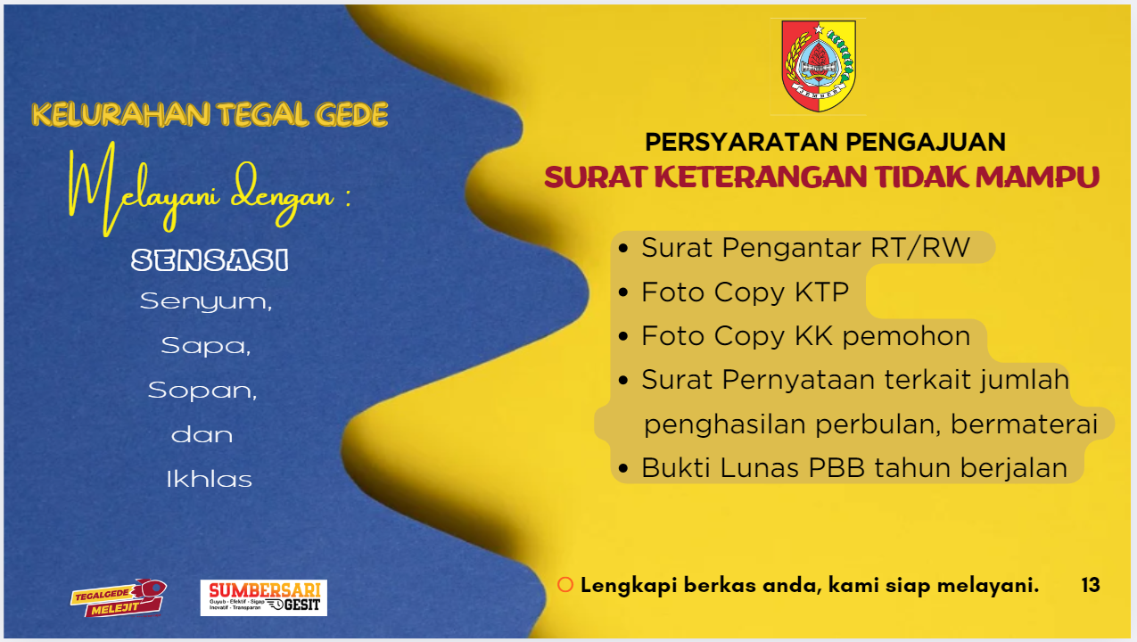 Surat Keterangan Tidak Mampu