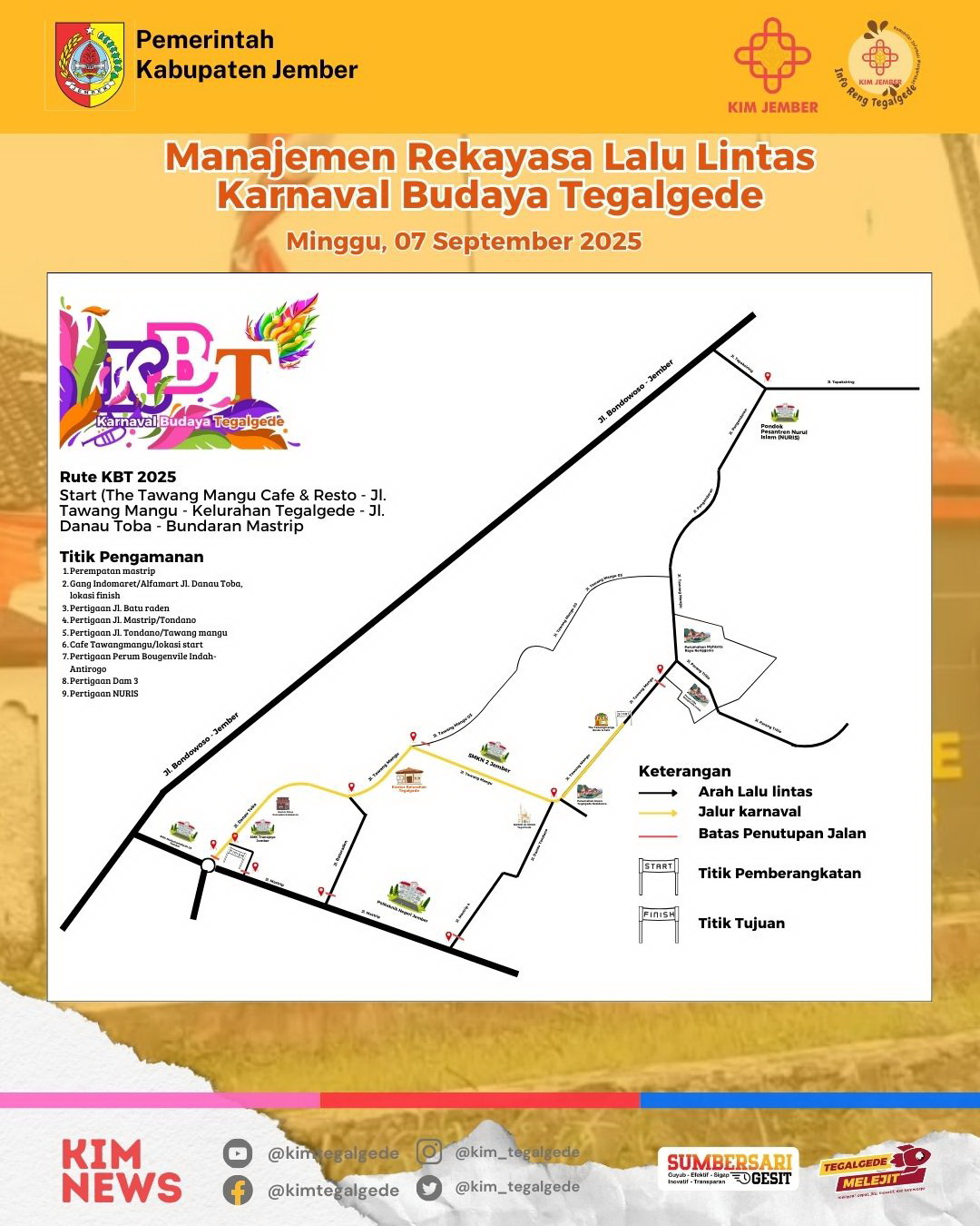 Manajemen Arus Lalu Lintas selama Karnaval Reng Tegalgede